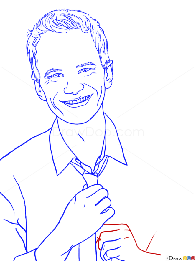 How to Draw Neil Patrick Harris, Famous Actors