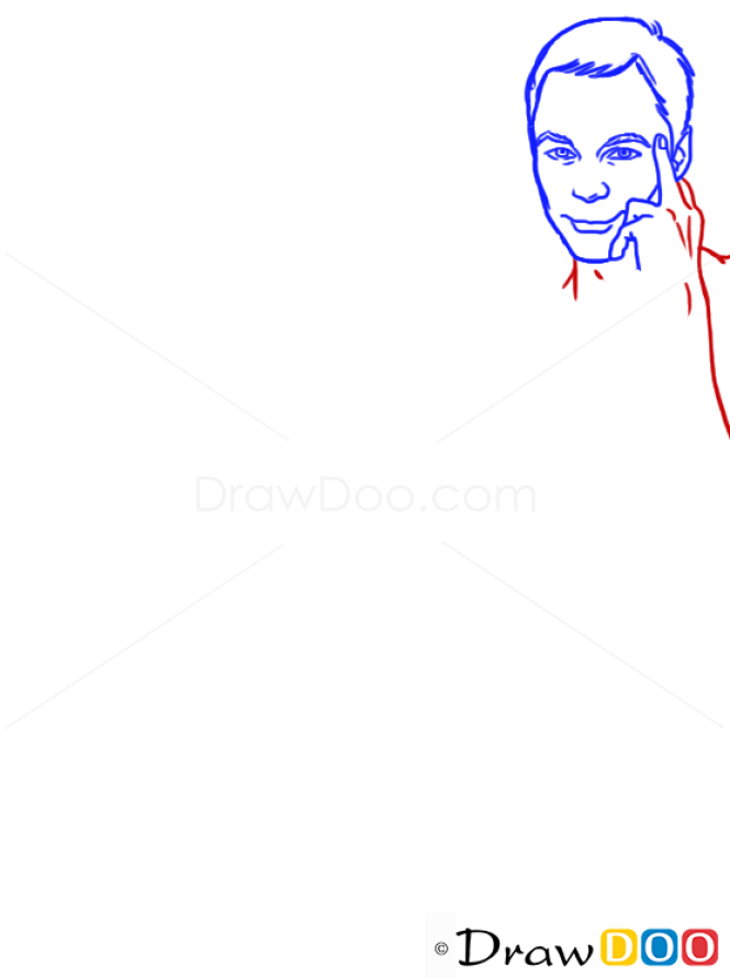 How to Draw Jim Parsons, Famous Actors