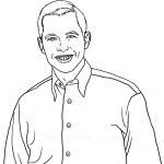 How to Draw Jon Cryer, Famous Actors