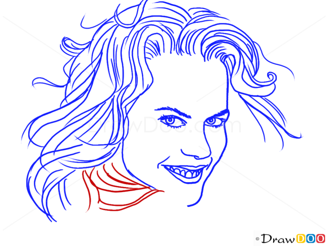 How to Draw Nicole Kidman, Famous Actors