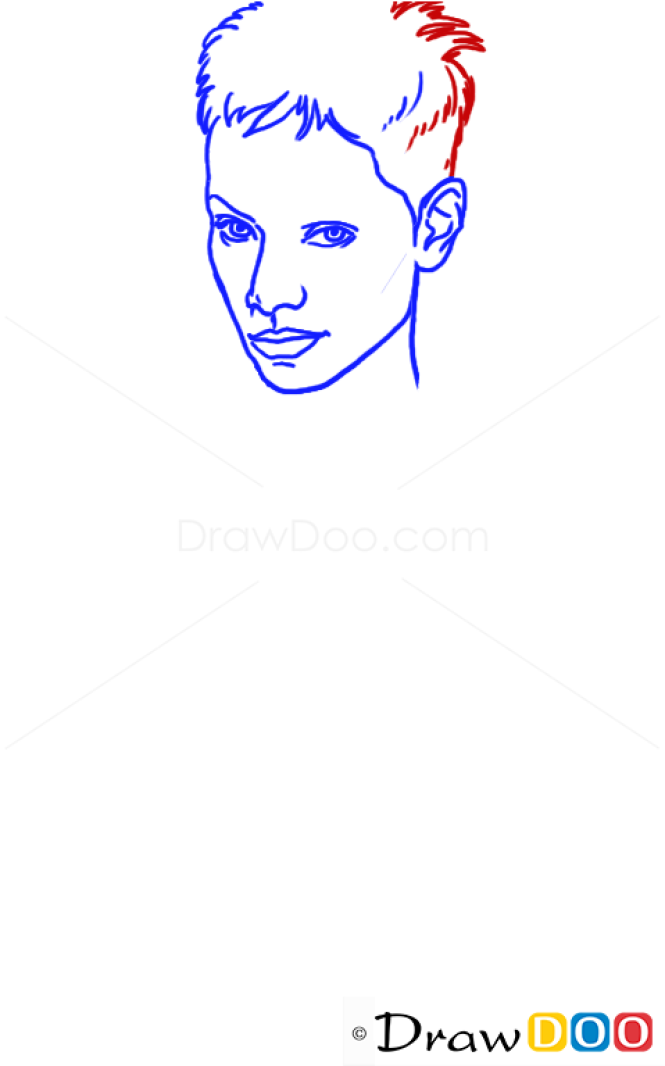 How to Draw Halle Berry, Famous Actors