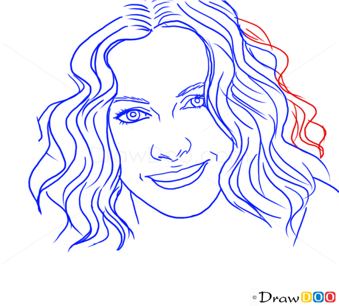 How to Draw Julia Roberts, Famous Actors