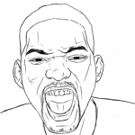 How to Draw Will Smith, Famous Actors