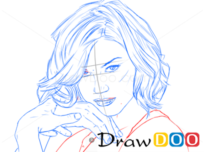 How to Draw Adrianne Palicki, Famous Actors