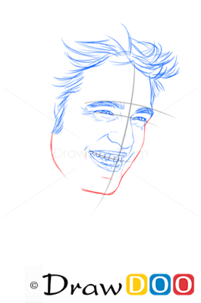 How to Draw Robert Pattinson, Famous Actors