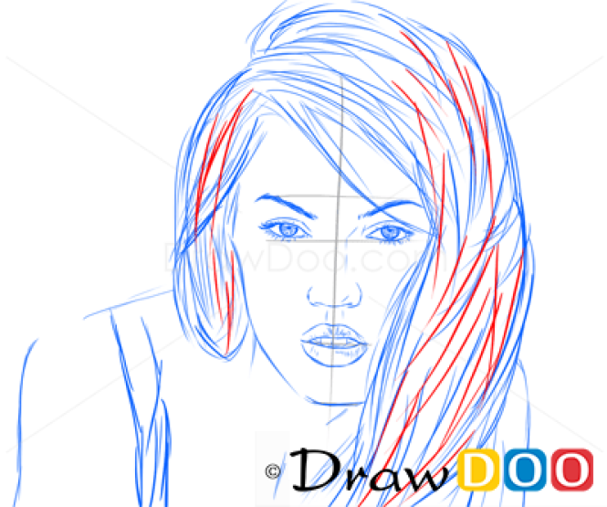 How to Draw Megan Fox, Famous Actors