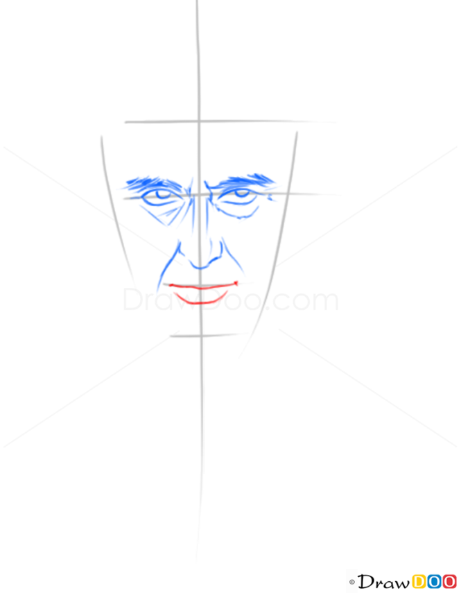 How to Draw Al Pacino, Famous Actors