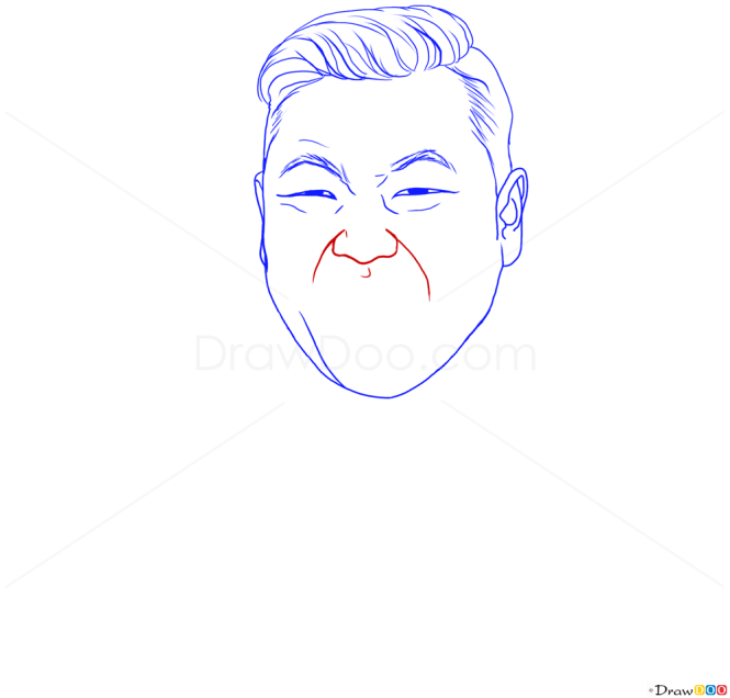 How to Draw PSY, Famous Singers