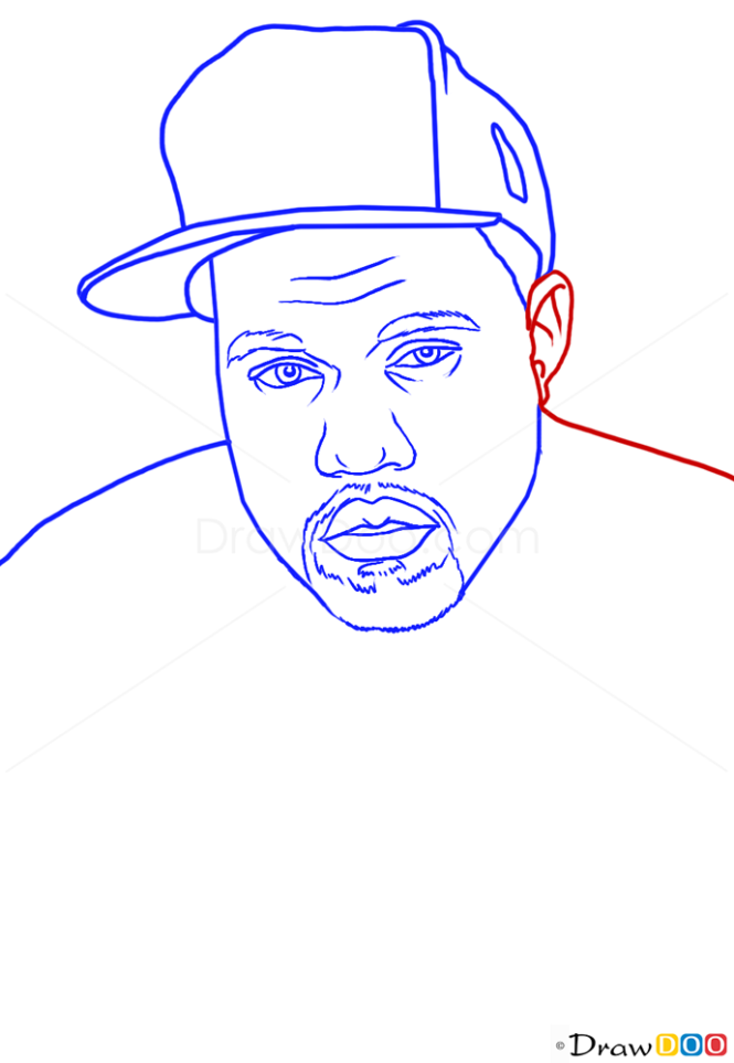 How to Draw Kanye West, Famous Singers