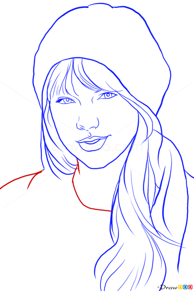 How to Draw Taylor Swift, Famous Singers