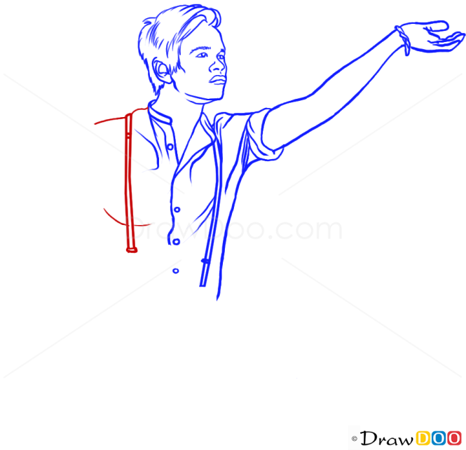 How to Draw Nate Ruess, Famous Singers
