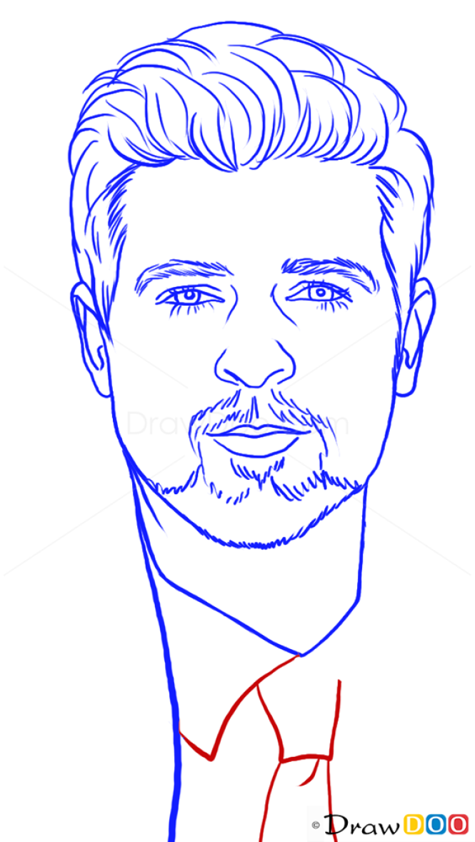 How to Draw Robin Thicke, Famous Singers
