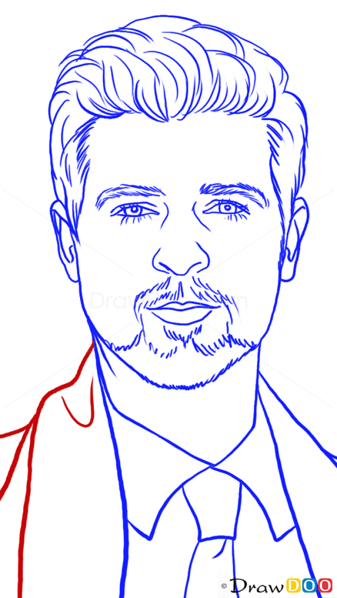 How to Draw Robin Thicke, Famous Singers