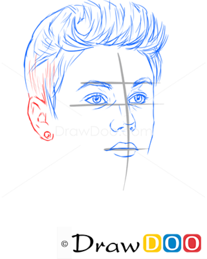 How to Draw Justin Bieber, Famous Singers