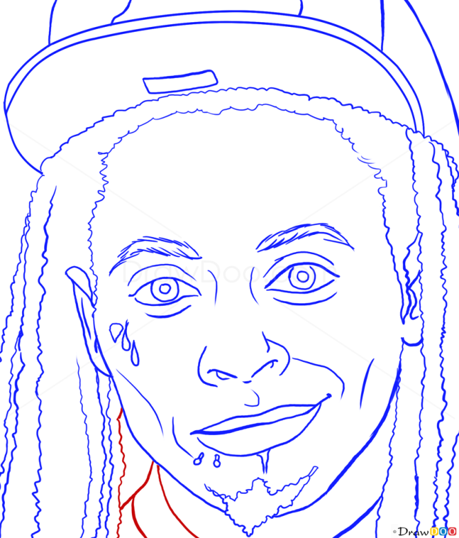 How to Draw Lil Wayne, Famous Singers