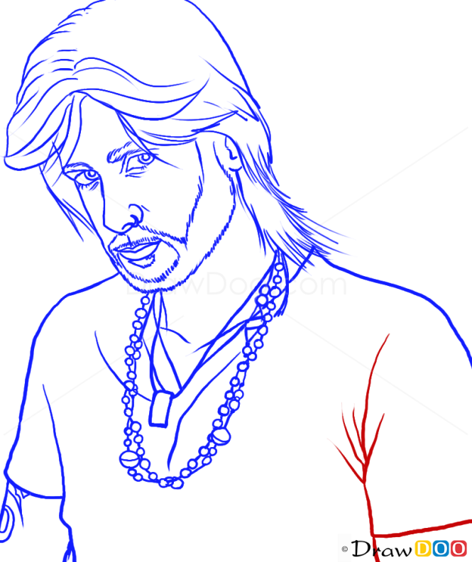 How to Draw Melendi, Famous Singers