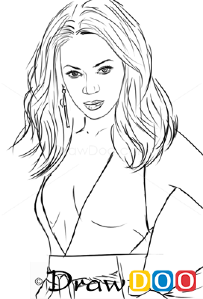 How to Draw Beyonce, Famous Singers
