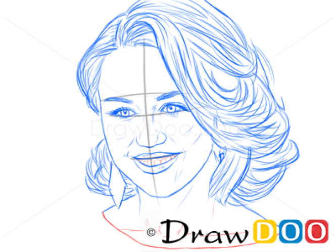 How to Draw Miley Cyrus, Famous Singers