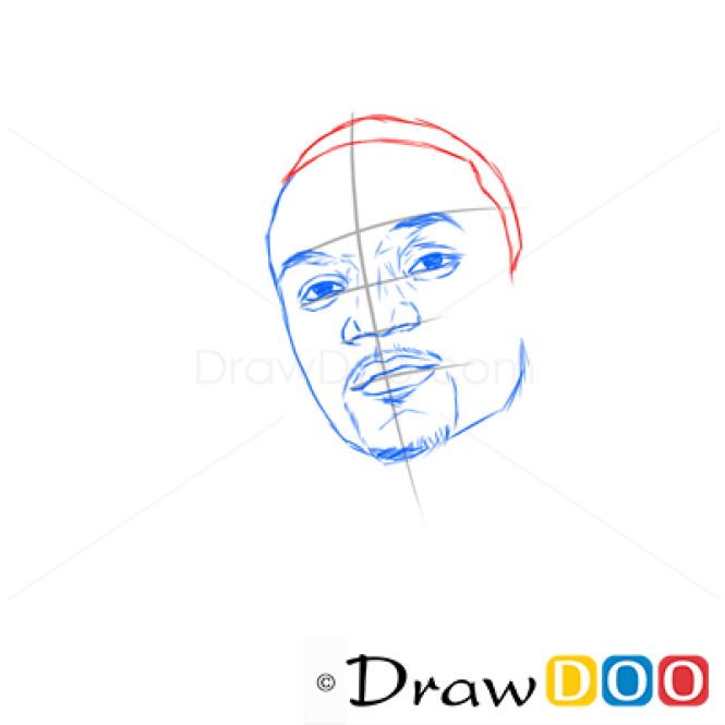 How to Draw Akon, Famous Singers