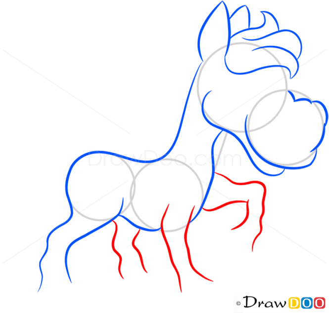 How to Draw Small Horse, Farm Animals