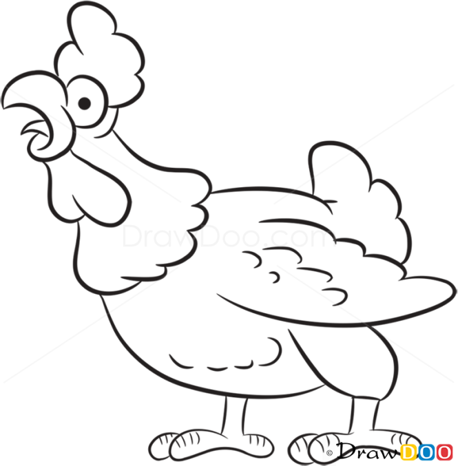 How to Draw Chicken, Farm Animals