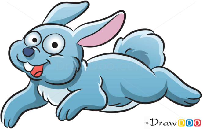 How to Draw Happy Rabbit, Farm Animals