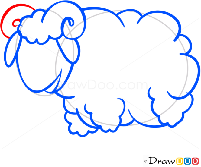 How to Draw Baa-Lamb, Farm Animals
