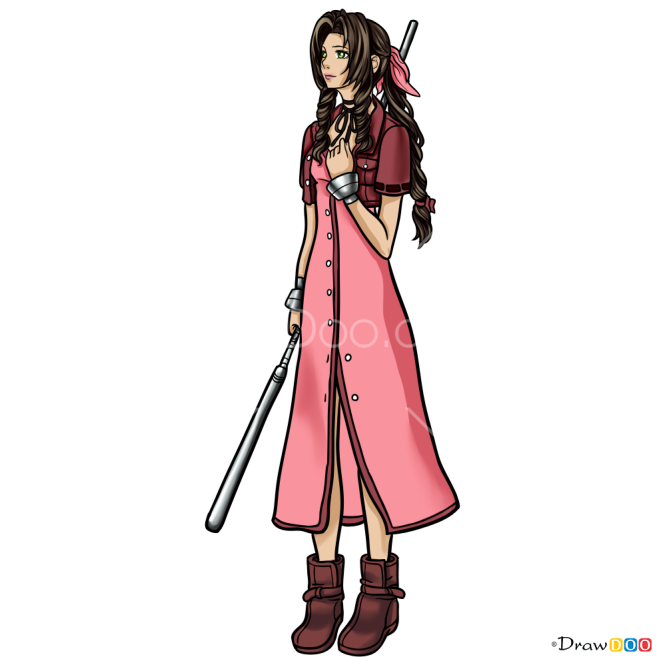 How to Draw Aerith, Final Fantasy