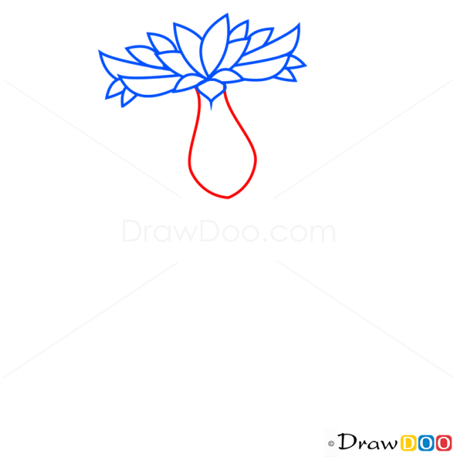 How to Draw Knapweed, Flowers