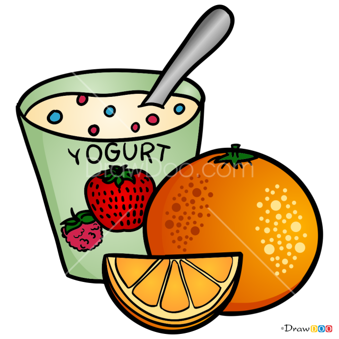 How to Draw Yogurt, Food