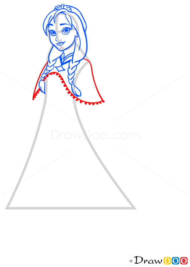 How to Draw Anna, Frozen