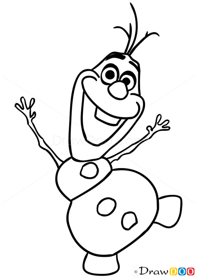 How to Draw Olaf, Frozen