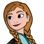 How to Draw Beautiful Anna, Frozen