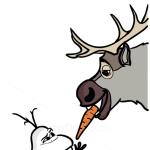 How to Draw Sven and Olaf, Frozen