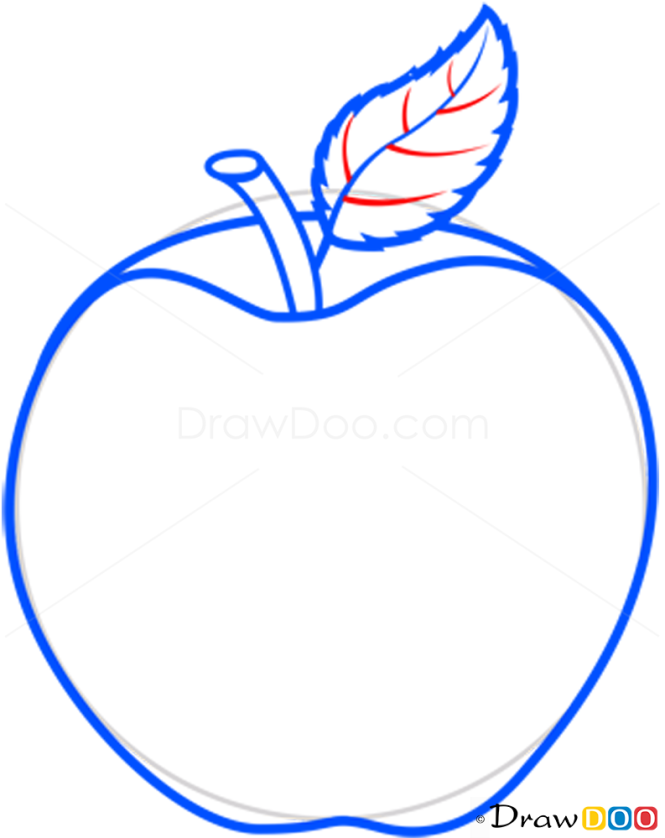 How to Draw Apple, Fruits