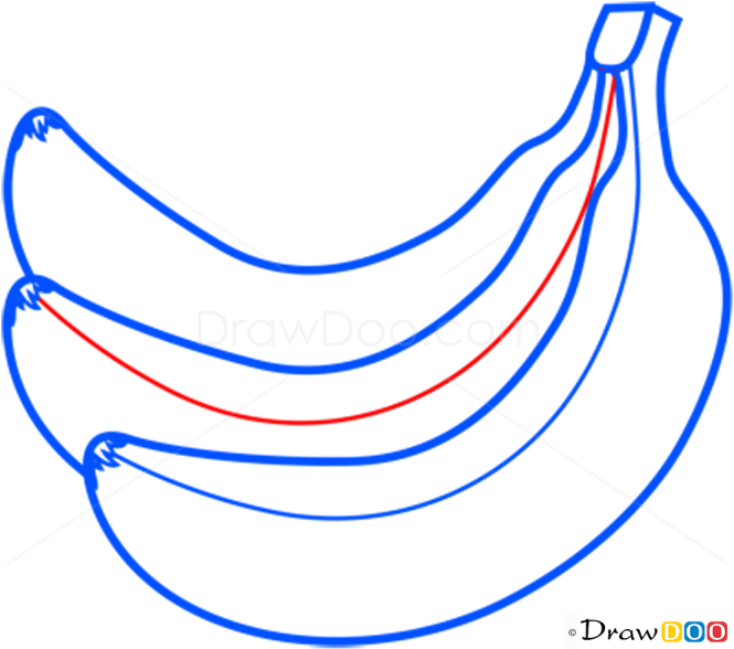 How to Draw Banana, Fruits