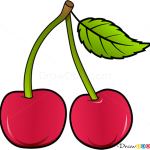 How to Draw Cherry, Fruits