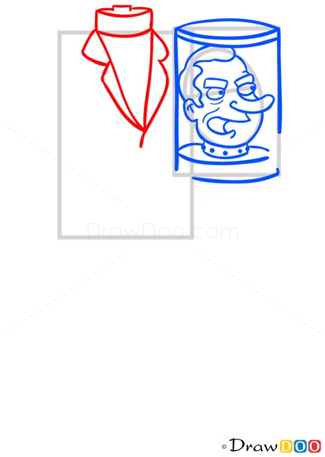 How to Draw Nixons Head, Futurama