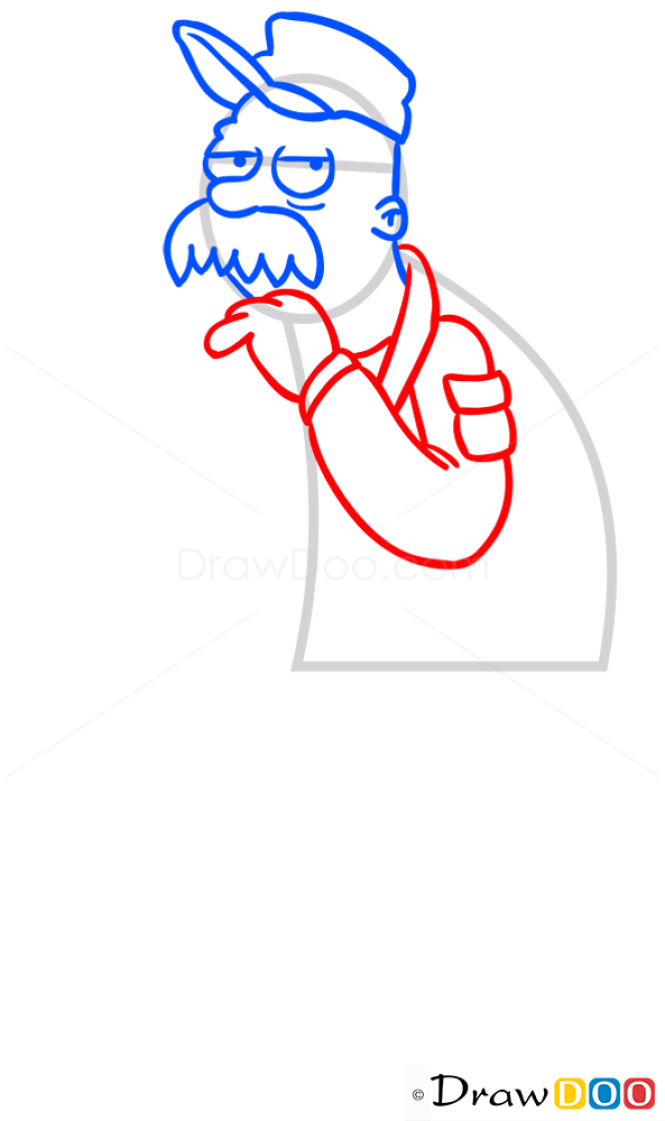 How to Draw Scruffy the Janitor, Futurama