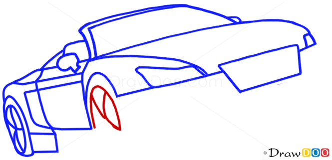 How to Draw Audi R8, Spyder, GTA