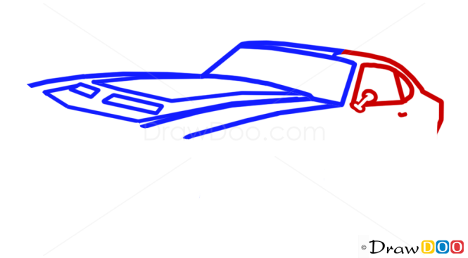 How to Draw Chevrolet, Camaro, GTA