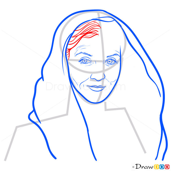 How to Draw Catelyn Stark, Game Of Thrones