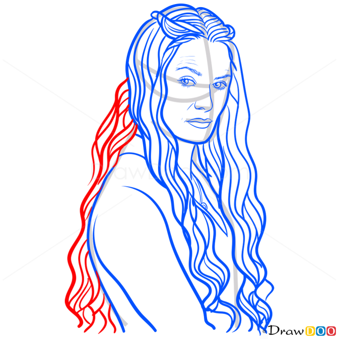 How to Draw Cersei Lannister, Game Of Thrones
