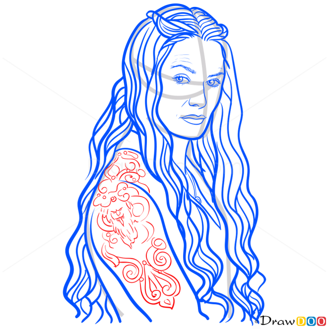 How to Draw Cersei Lannister, Game Of Thrones
