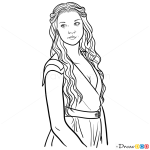 How to Draw Margaery Tyrell, Game Of Thrones