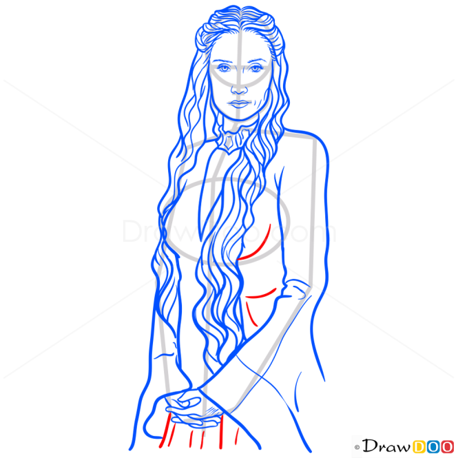 How to Draw Melisandre, Game Of Thrones
