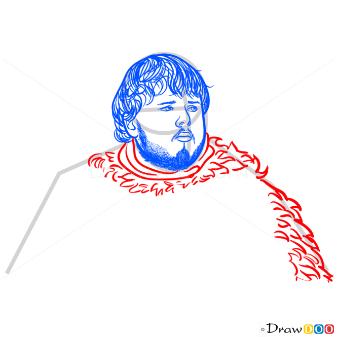 How to Draw Samwell Tarly, Game Of Thrones