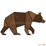 How to Draw Bear, Geometric Animals