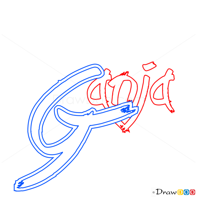 How to Draw Ganja, Graffiti