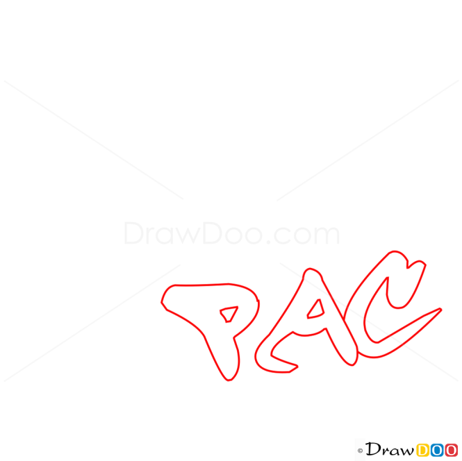 How to Draw 2Pac, Graffiti